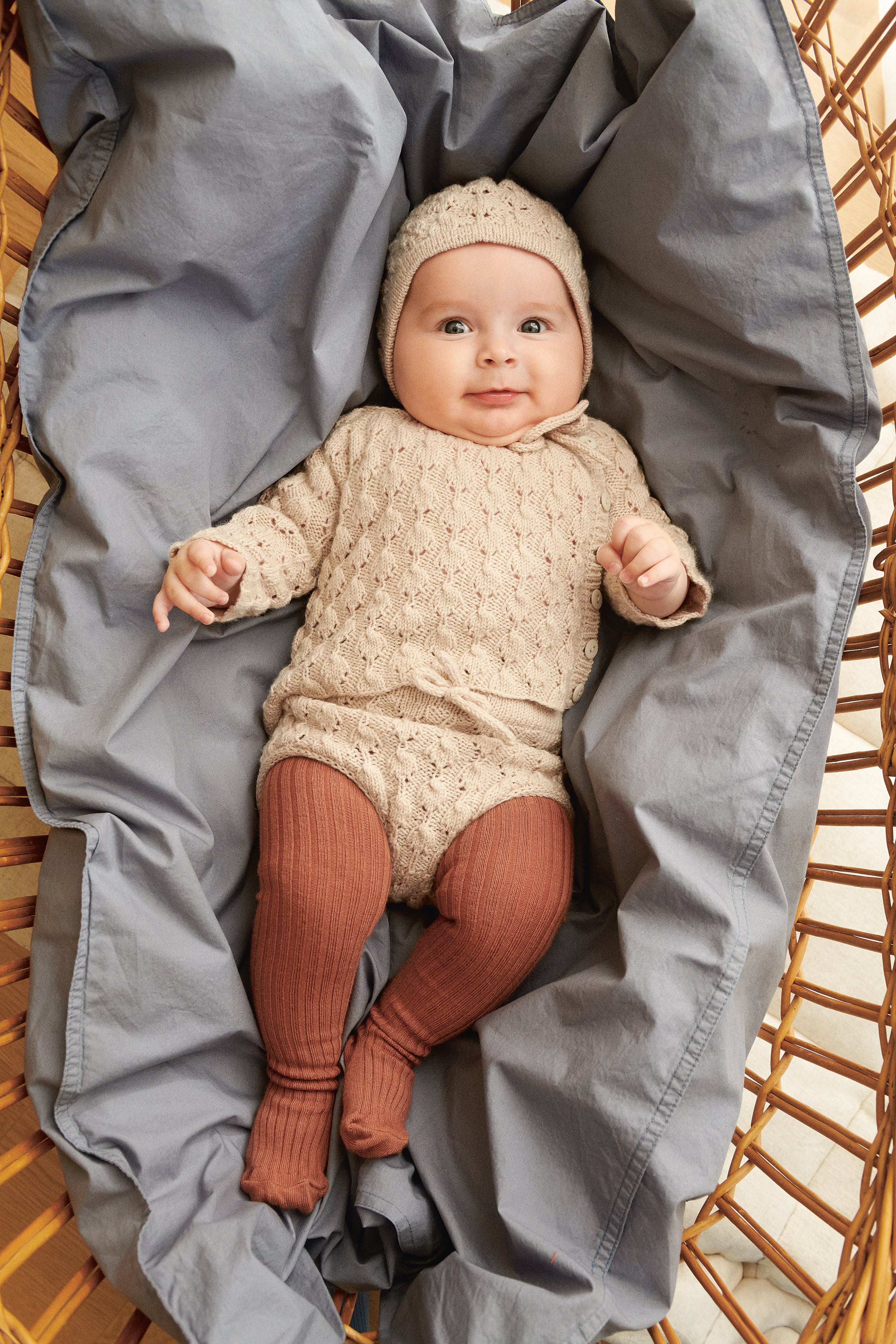 Casaco, cuecas, leggings e gorro de bebé Lilja