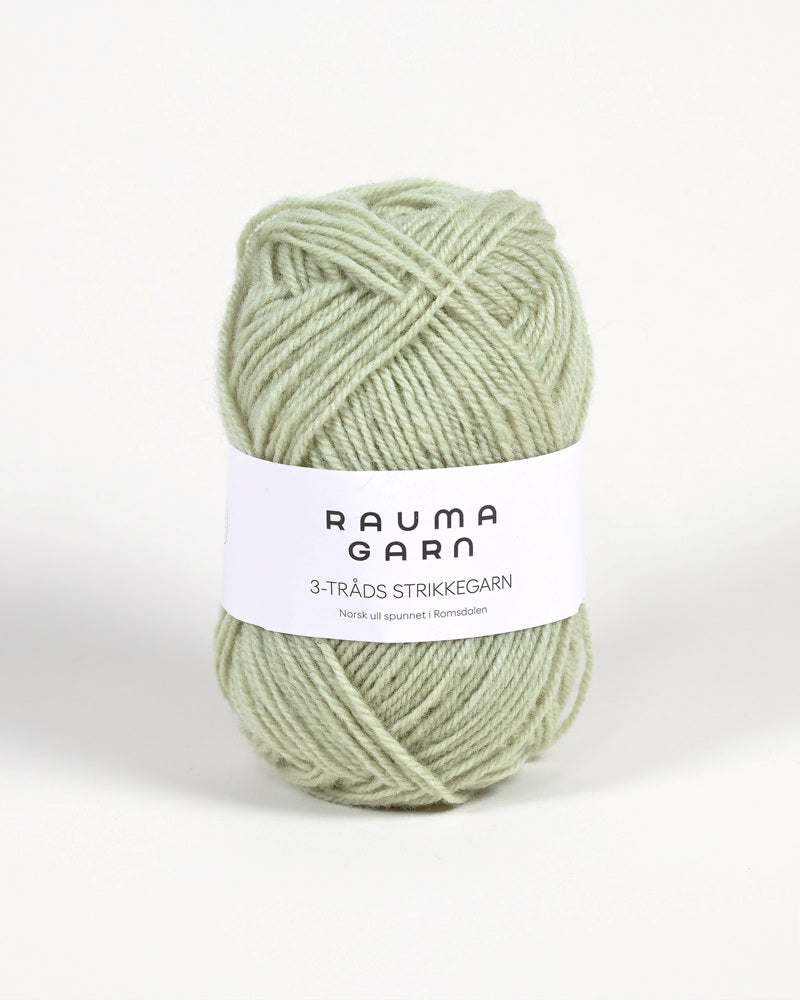 Rauma 3-tråds Strikkegarn