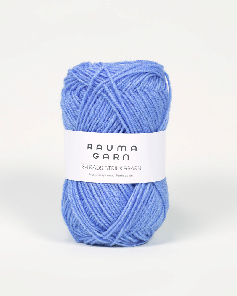 Rauma 3-tråds Strikkegarn