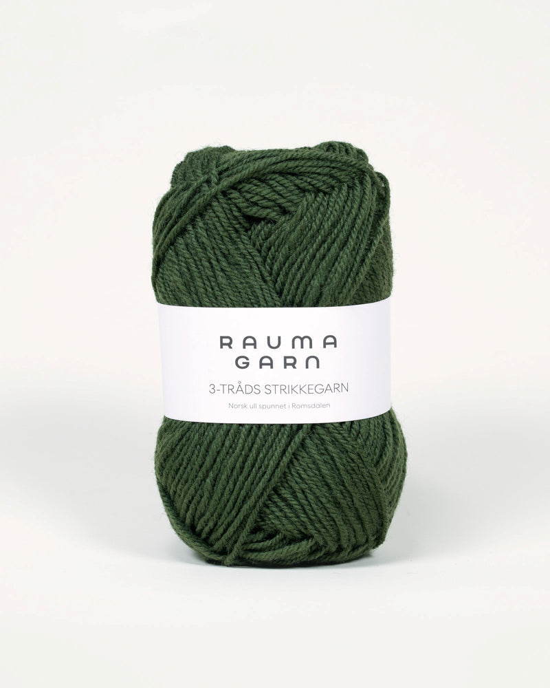 Rauma 3-tråds Strikkegarn
