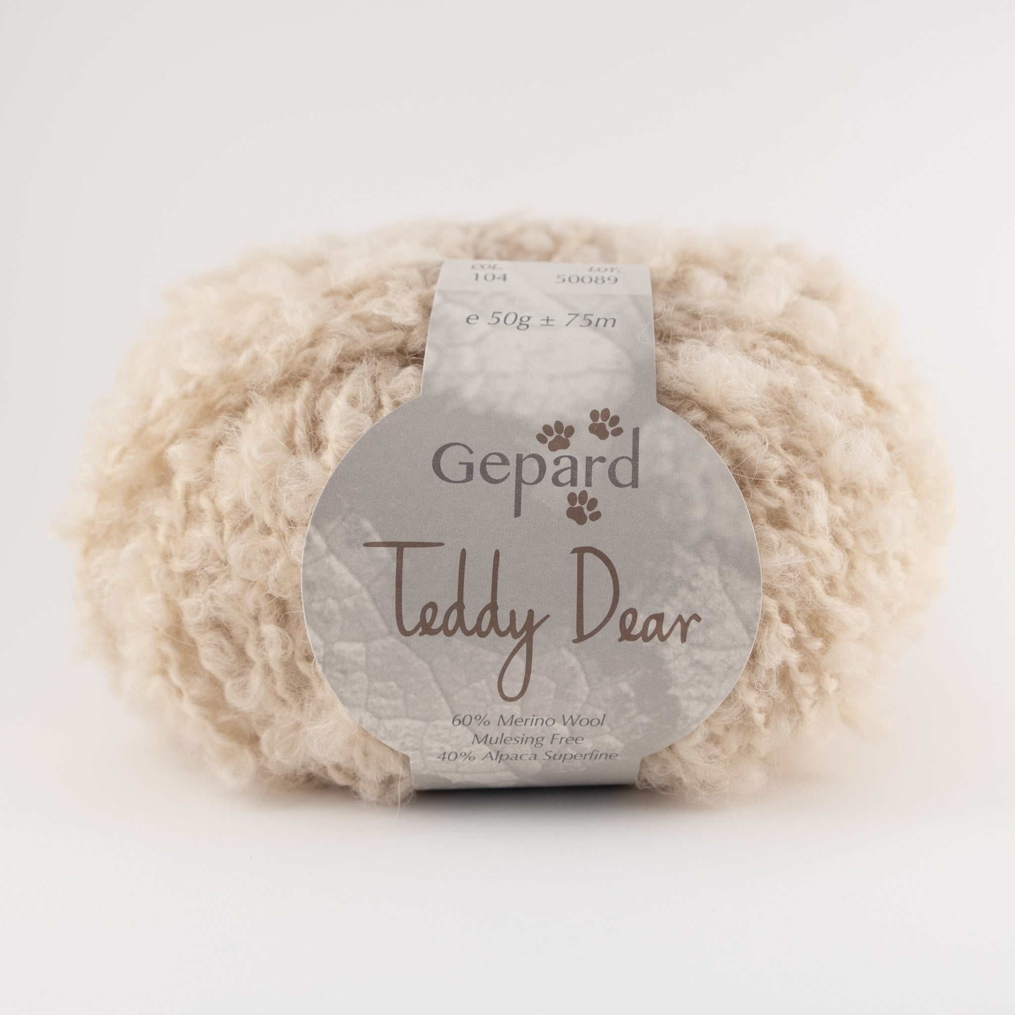Gepard Garn Teddy Dear