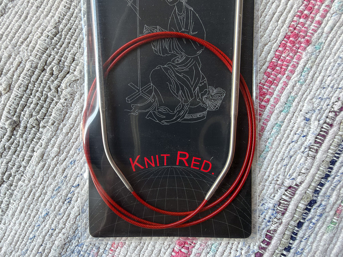Agulhas Circulares Fixas Chiaogoo Knit Red