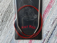 Chiaogoo Knit Red - Fixed Circular Knitting Needles