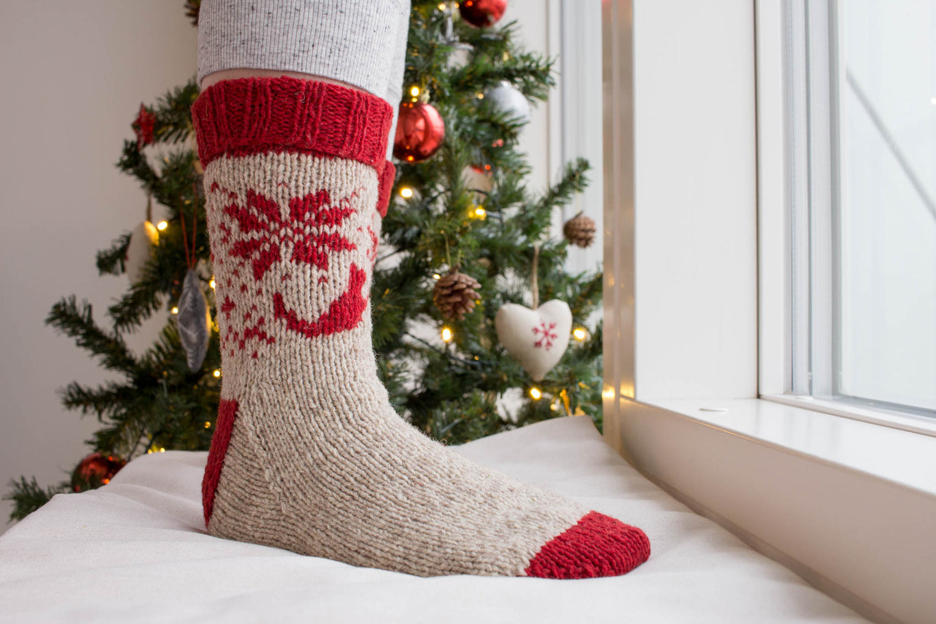 Kit Meias Quietude com Sandnes Garn Peer Gynt